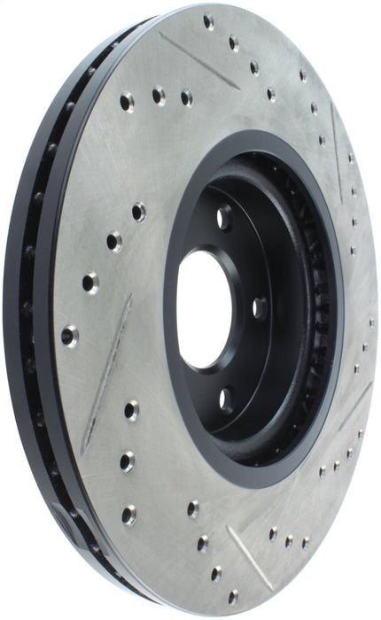 StopTech 06-07 350Z / 05-07 G35 exp Sport/ 06-07 G35X SportStop Slotted & Drilled Front Right Rotor