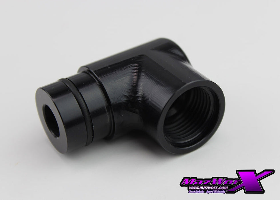 Mazworx - SR20 Breather Adapter, -8AN ORB