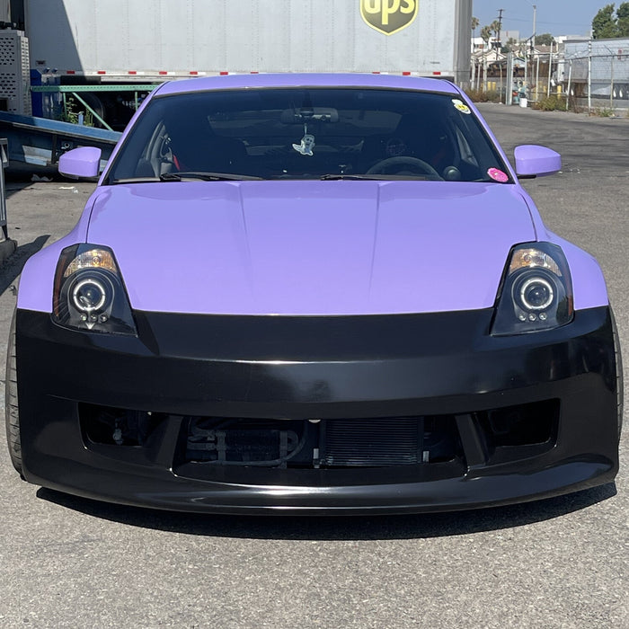 KBD - Nissan 350Z 2003-2008 VTX Style 1 Piece Polyurethane Front Bumper