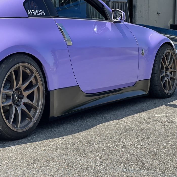 KBD - Nissan 350Z 2003-2008 VTX Style 2 Piece Polyurethane Side Skirts