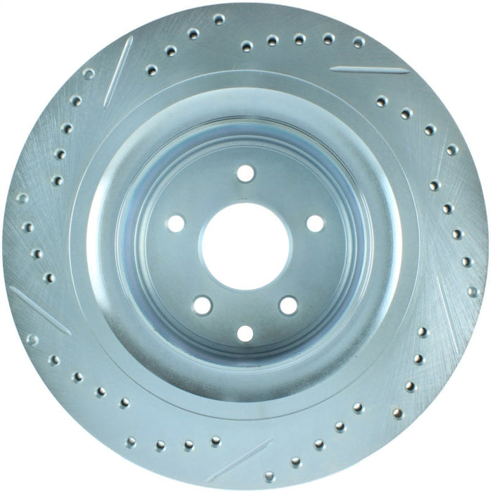 StopTech Select Sport 08-13 Infiniti G37 Slotted and Drilled Left Rear Brake Rotor