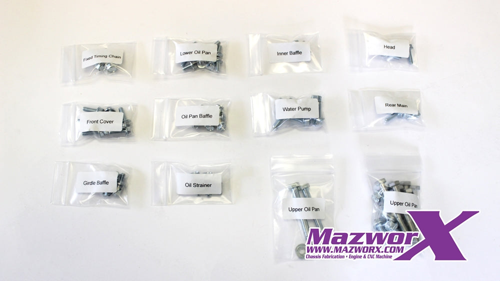 Mazworx - SR20VE Engine Bolt Kit - RWD w/ VVL Head