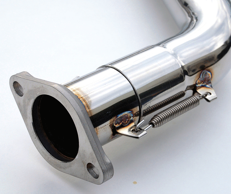 Invidia - 02-08 Nissan 350z Gemini Single Layer Titanium Tip Cat-back Exhaust (HS02N3ZGIT)