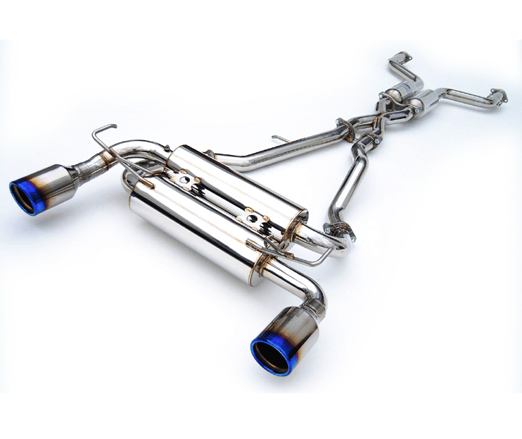 Invidia - 02-08 Nissan 350z Gemini Rolled Titanium Tip Cat-back Exhaust (HS02N3ZGID)