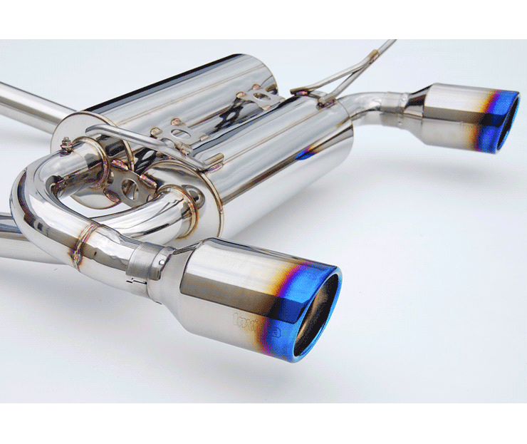 Invidia - 02-08 Nissan 350z Gemini Rolled Titanium Tip Cat-back Exhaust (HS02N3ZGID)