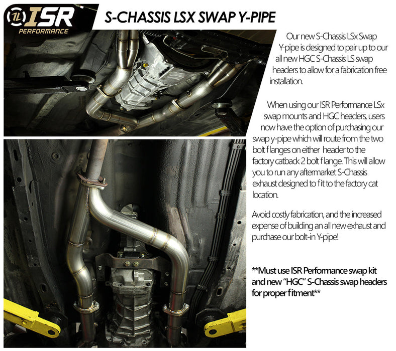 ISR Performance - S-Chassis LS Swap Y-Pipe (IS-240LS-Y)