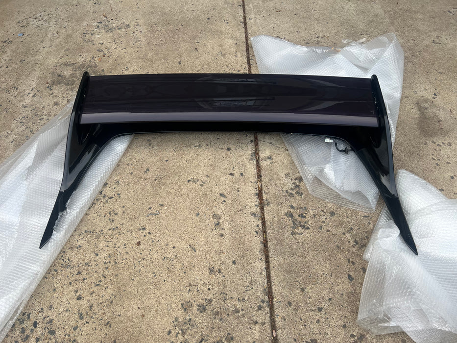 R33 OEM GTR Wing in KH3 Black