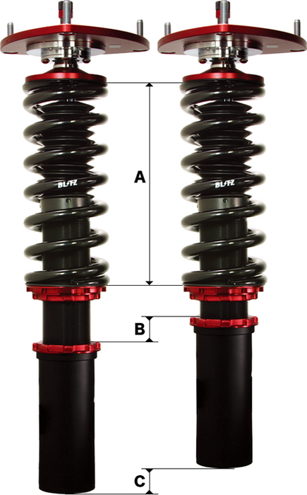 BLITZ DAMPER ZZ-R COILOVER SUSPENSION KIT - NISSAN SKYLINE R33 GTS/T 2WD