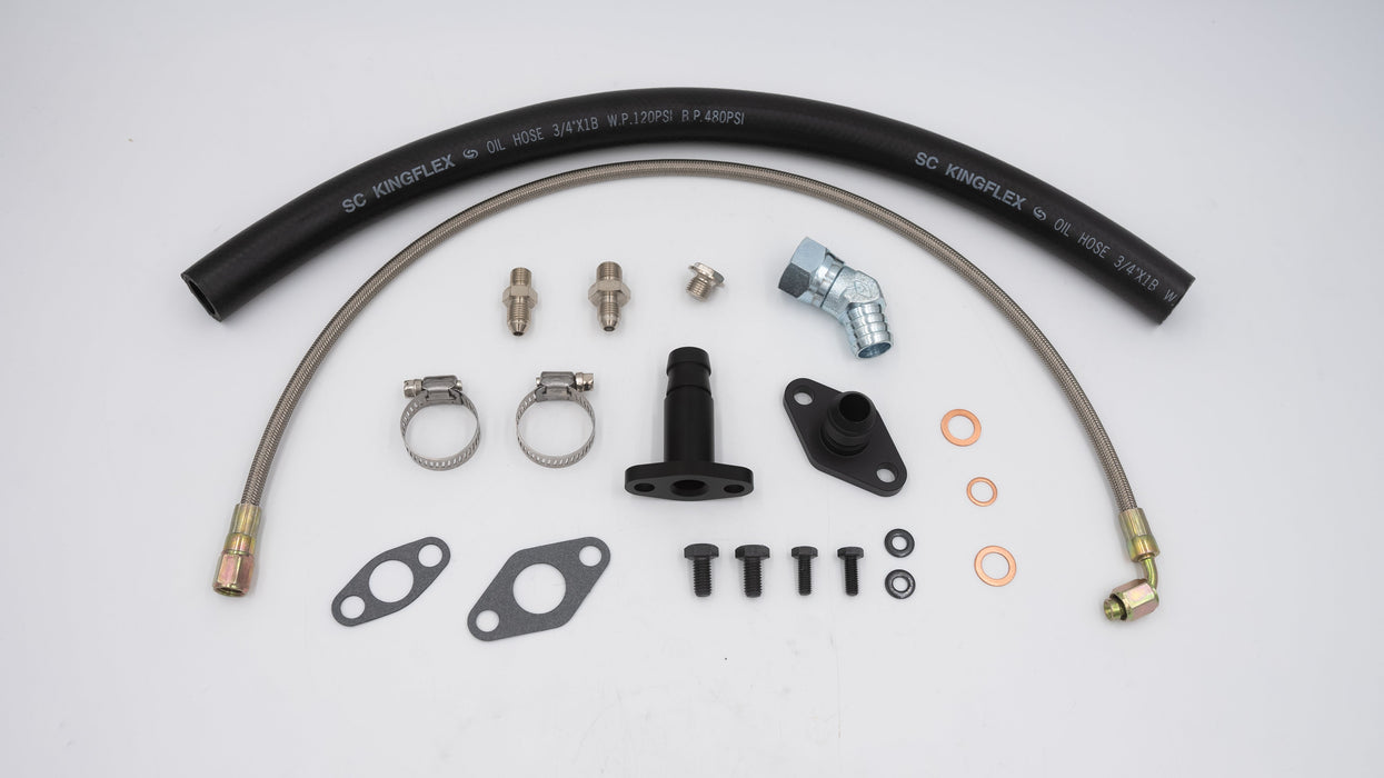 Drift HQ - Turbo Oil Feed Return Line Kit Toyota Supra 1JZ 2JZ with Garrett GBC GBC20 GBC22