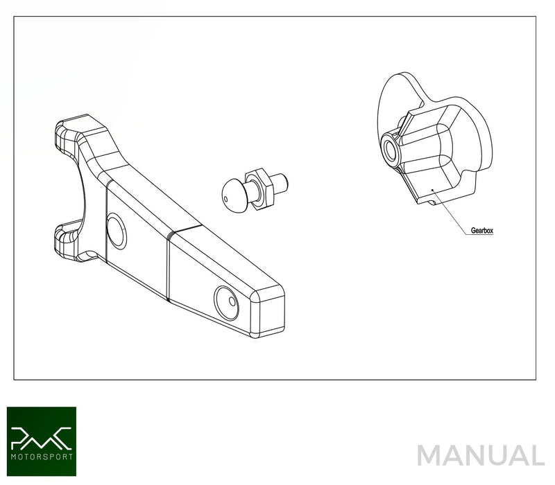 PMC Motorsport - Adapter Kit Toyota JZ - Mazda RX-8 - 240mm / 9.45" (F) (A-JZ-RX8-240F)