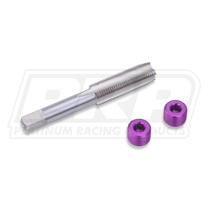 PLATINUM RACING PRODUCTS - NISSAN RB OIL GALLERY BLOCK OFF INC TAP BIT