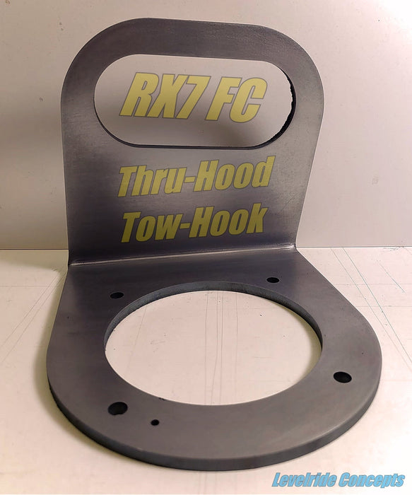 Levelride Concepts - RX7 FC Thru-Hood Tow-Hook kit (LCRF700)