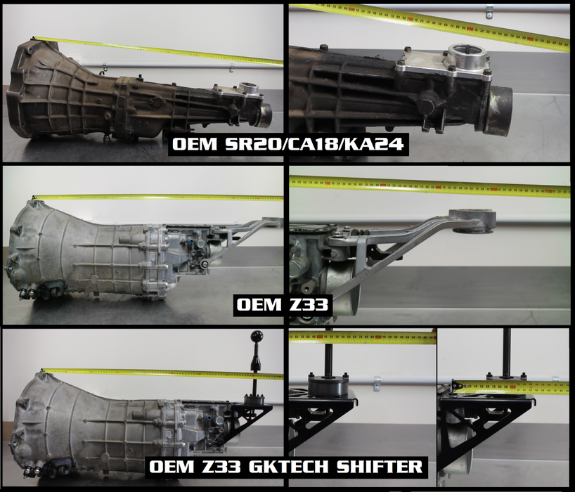 GKTech - V2 Z33/Z34 TRANSMISSION SHIFTER RELOCATION SETUP (Z33X-SHFT)
