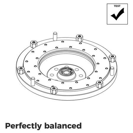 PMC Motorsport - Flywheel Chevrolet LS - Nissan 350Z Z33 370Z Z34 - 250mm / 9.84" (K0350-LS)