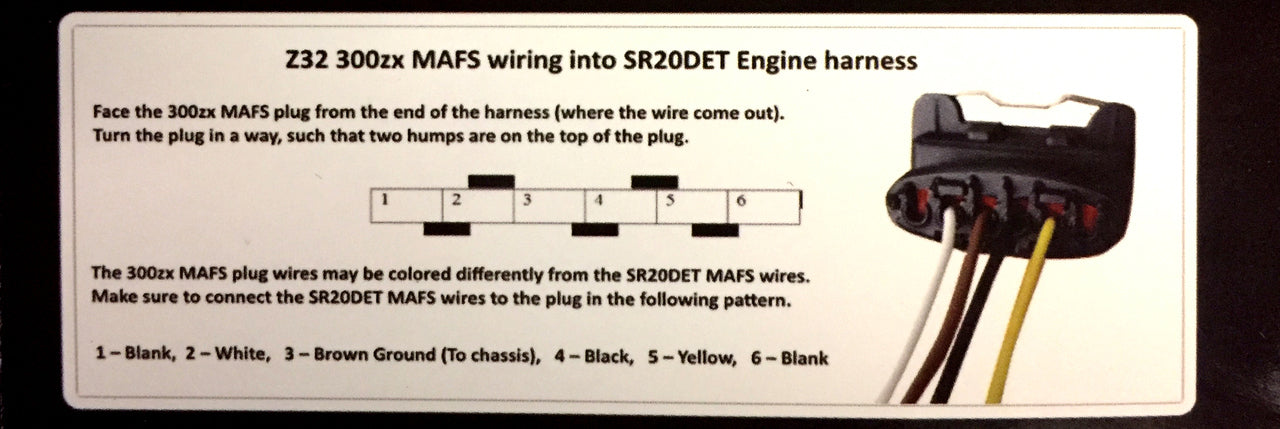 ISR Performance - Z32 MAF Plug Nissan SR20DET(IS-194002)