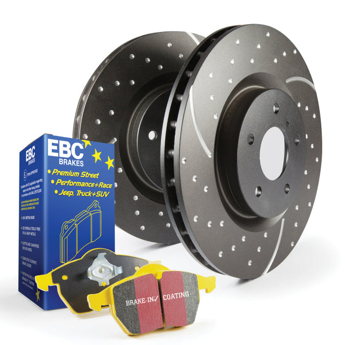 EBC - 86-89 Mazda RX7 S5 Kits Yellowstuff Pads and GD Rotors