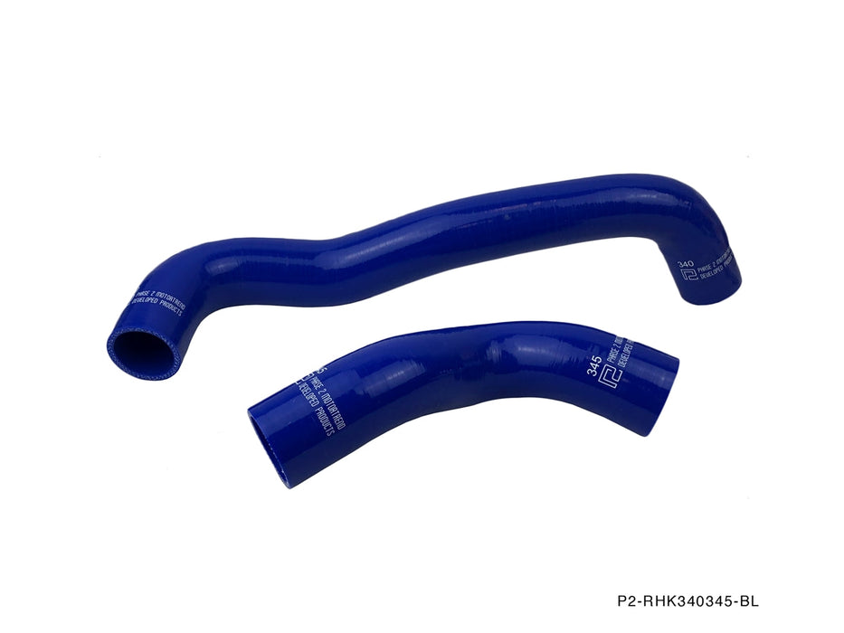 P2M - MAZDA 1989-92 RX-7 13B RADIATOR HOSE KIT : BLUE (P2-RHK340345-BL)