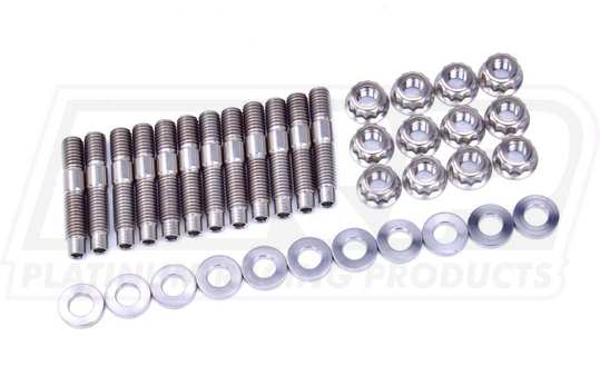 Platinum Racing Products - PRO SERIES TITANIUM INTAKE MANIFOLD STUD KIT TO SUIT NISSAN RB20 / RB25 / RB26