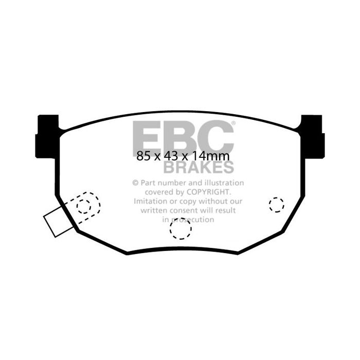 EBC - Nissan Silvia / 300ZX Greenstuff Brake Pads - Rear