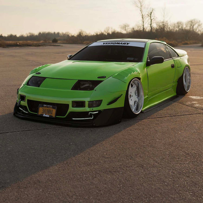 KBD - Nissan 300ZX 1990-1996 2+0 PMZ-K V2 2 Piece Polyurethane Rear Fenders & Add Ons (37-6113)