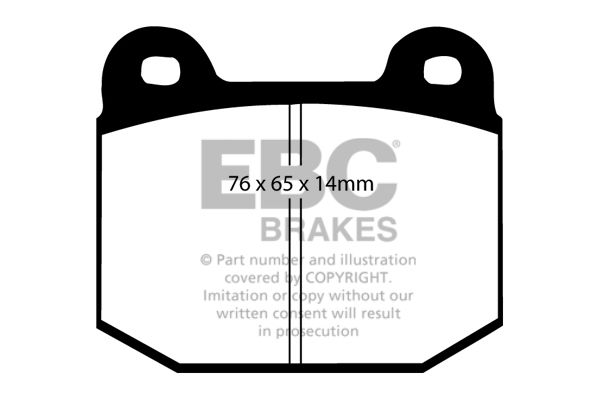 EBC - Greenstuff 2000 Brake Pads (Brembo) 350Z / Skyline / G35 / GT86 / BRZ - Rear