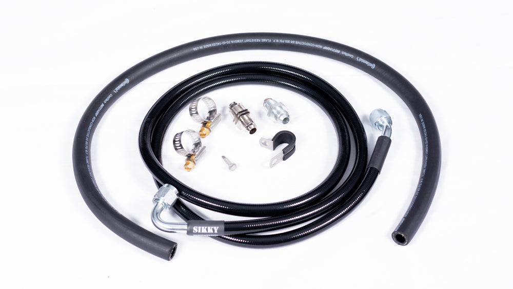 Sikky Manufacturing - RHD LS1/ LS2 S-Chassis Power Steering Line Kit (SM-PS106)