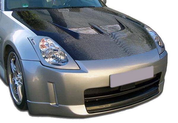 KBD - Nissan 350Z 2006-2008 ING Style 1 Piece Polyurethane Front Lip (37-2142)