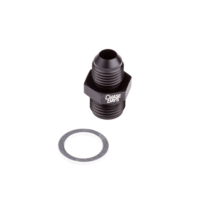 Chase Bays - 16x1.5 to 6AN Adapter w/ Aluminum Crush Washer (CB-M16CRUSH)