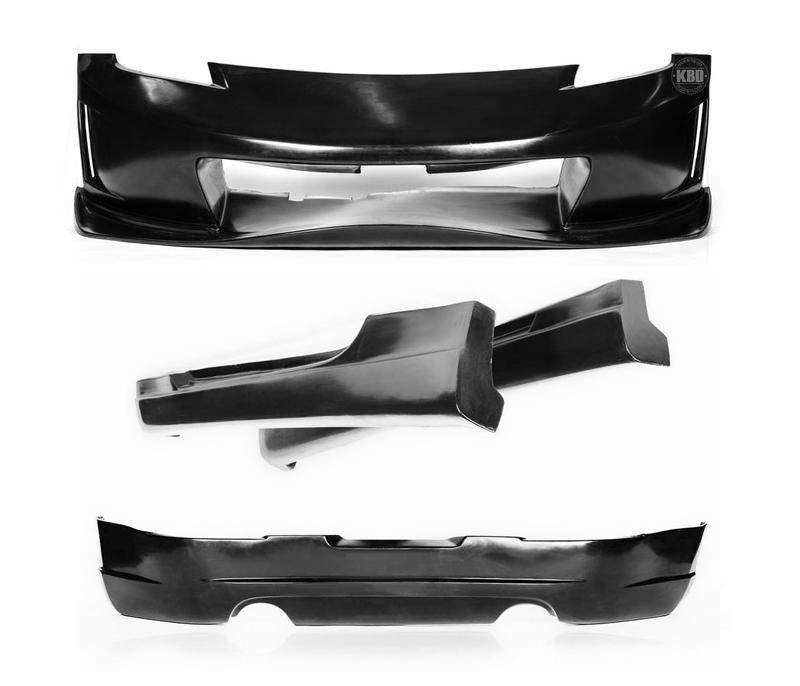 KBD - Nissan 350Z 2003-2008 N3-R Style 4 Piece Polyurethane Full Body Kit (37-6609)