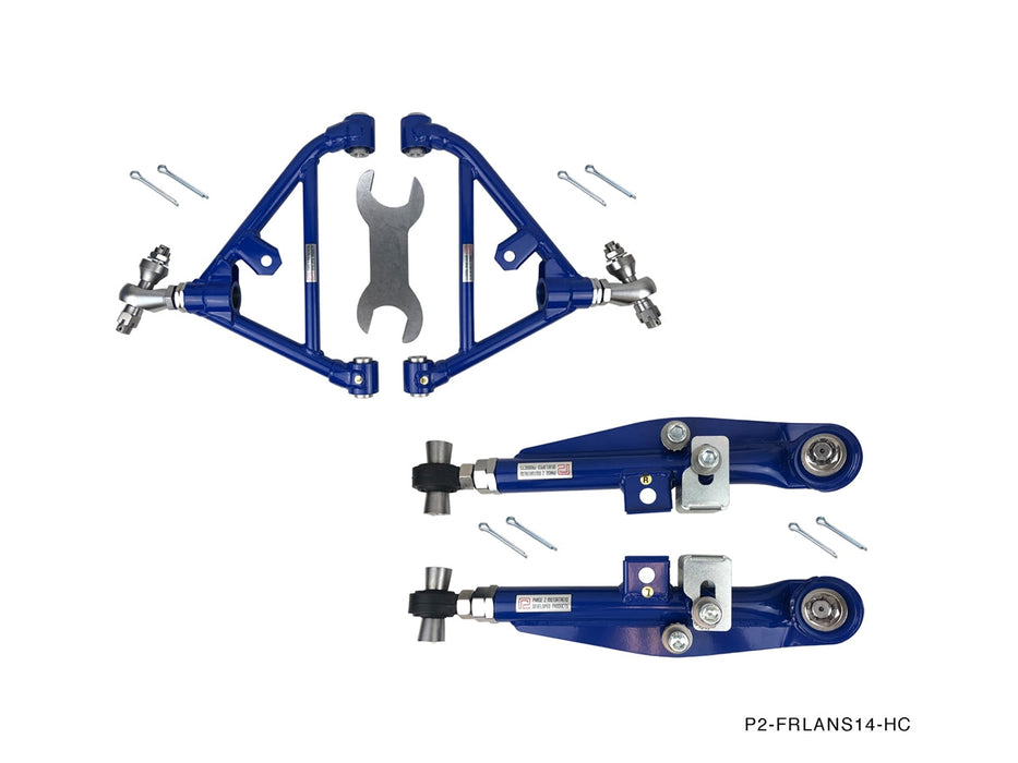 P2M - COMBINATION : NISSAN S14 FRONT AND REAR LOWER CONTROL ARMS COMBO (P2-FRLCANS14-HC)