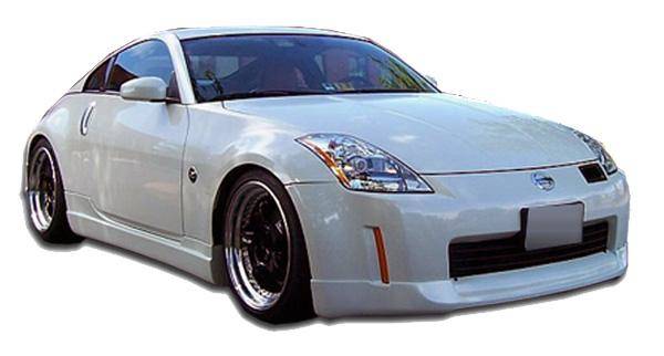 KBD - Nissan 350Z 2003-2008 ING Style 2 Piece Polyurethane Side Skirts (37-2296)