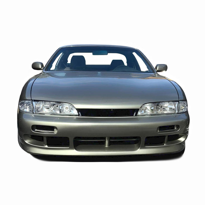 KBD - Nissan 240SX S14 1995-1996 Navan Style 1 Piece Polyurethane Front Bumper (37-6007)