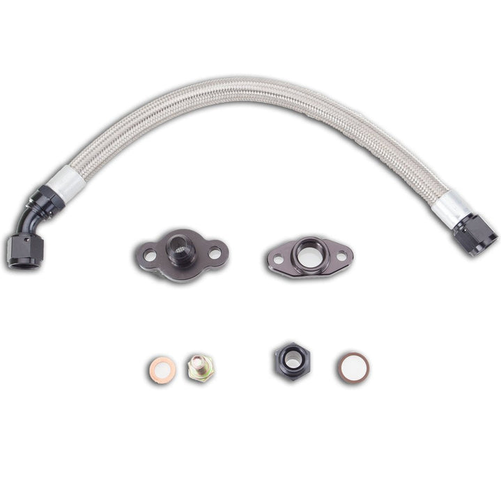 Titan Motorsports - Turbo Oil Drain Line Kit For Garrett And T3/T4 Frame PTE Turbos