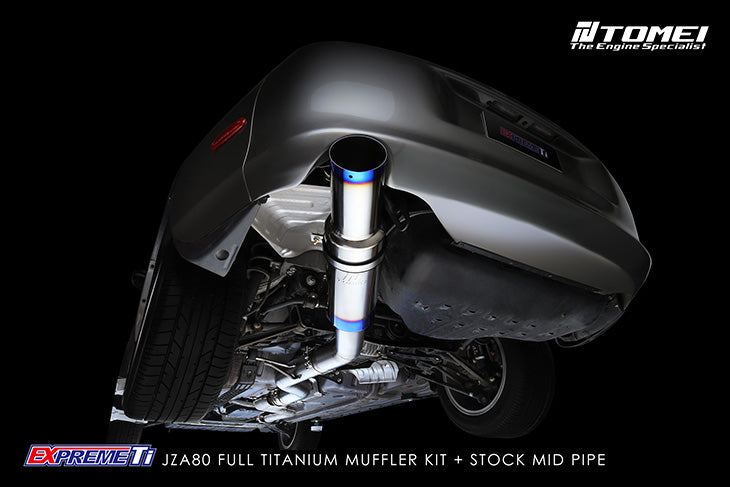 Tomei -  FULL TITANIUM MUFFLER KIT EXPREME Ti SUPRA JZA80 (TB6090-TY03A)