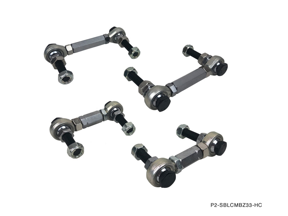 P2M - COMBINATION : NISSAN Z33 350Z / G35 FRONT AND REAR SWAY BAR END LINKS COMBO (P2-SBLCMBZ33-HC)