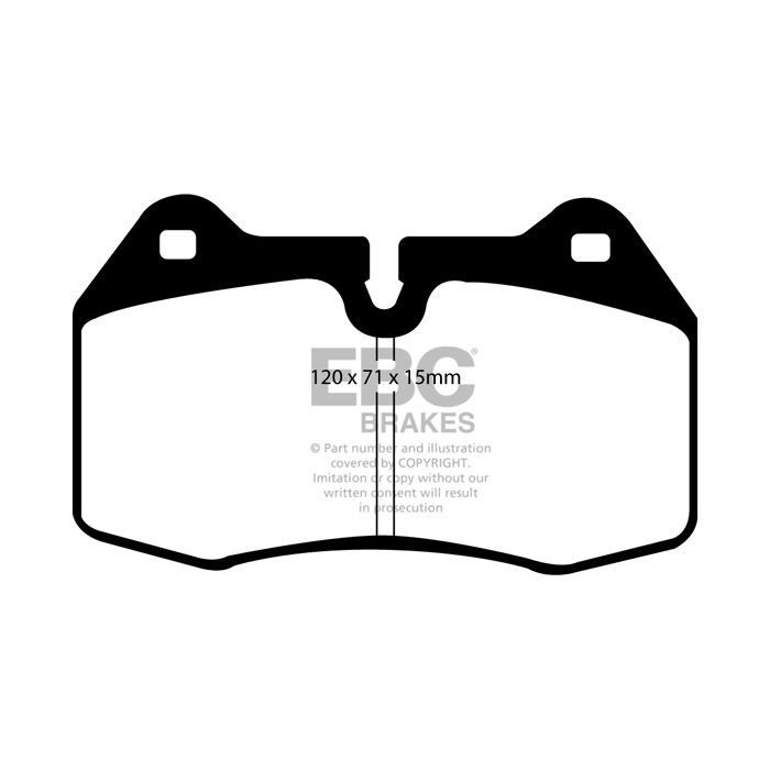 EBC - Greenstuff 2000 Brake Pads 02-09 350Z / 02-04 G35 (w/ Brembo) - Front