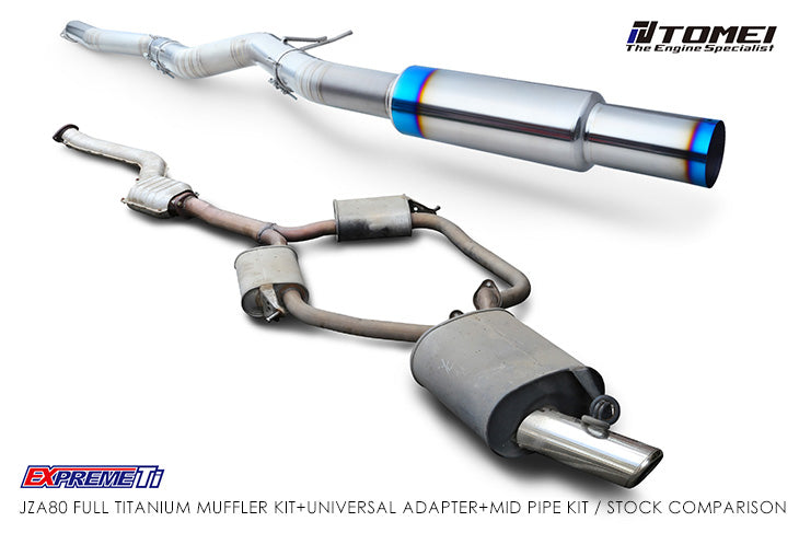 Tomei -  FULL TITANIUM MUFFLER KIT EXPREME Ti SUPRA JZA80 (TB6090-TY03A)