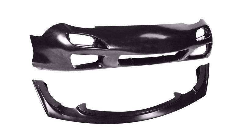 KBD - Mazda RX7 1993-1997 99 Spec Polyurethane 2 Piece Front Bumper & AutoX Front Lip (37-6613)