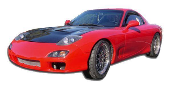 KBD - Mazda RX7 1993-1997 F Spec Style 1 Piece Polyurethane Front Bumper (37-2086)