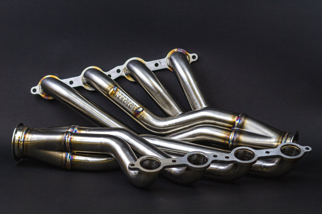 Sikky Manufacturing - Nissan 350Z | 370Z | Infiniti G35 | G37 LS Swap Headers – 1 7/8″ 304 Stainless Steel (SM-HDR022SS)