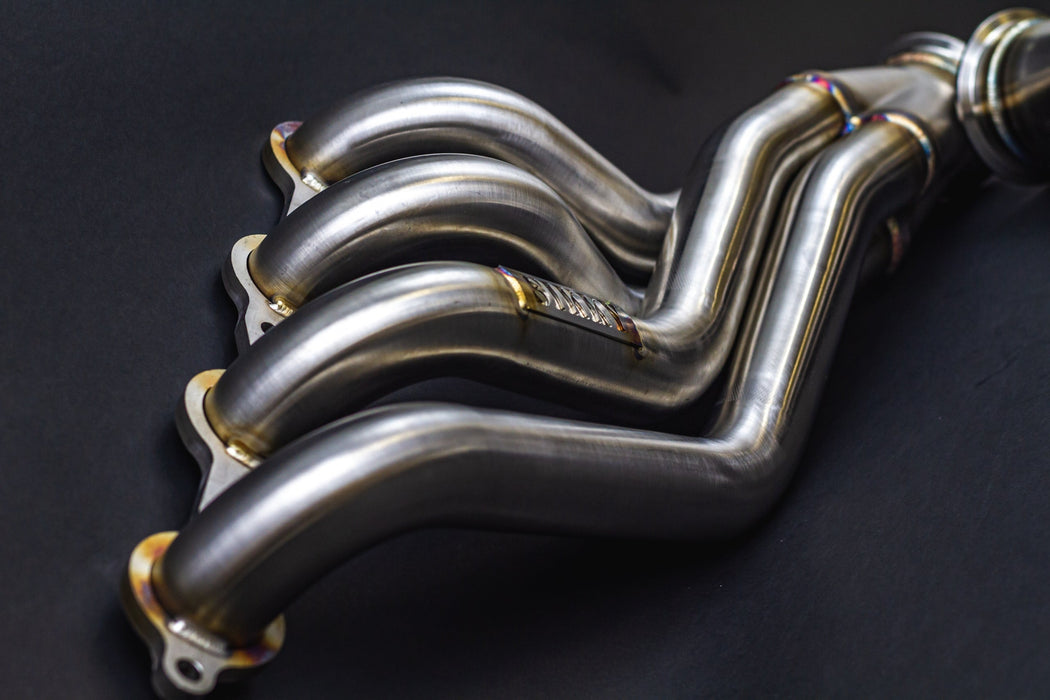 Sikky Manufacturing - Nissan 350Z | 370Z | Infiniti G35 | G37 LS Swap Headers – 1 7/8″ 304 Stainless Steel (SM-HDR022SS)