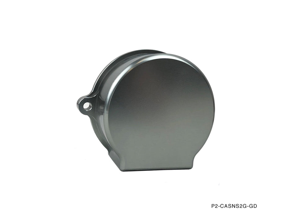 P2M - NISSAN SR20DET CAS COVER - GUN METAL (P2-CASNS20G-GD)