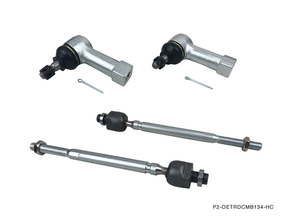 P2M - COMBINATION : NISSAN S13 / S14 INNER TIE ROD W/STREET TYPE OUTER TIE ROD COMBO (P2-OETRDCMB134-HC)