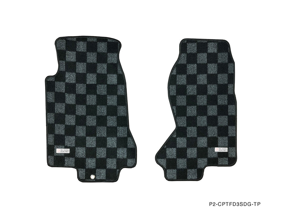 P2M - MAZDA FD3S RX-7 RACE FLOOR MATS : DARK GREY (P2-CPTFD3SDG-TP)