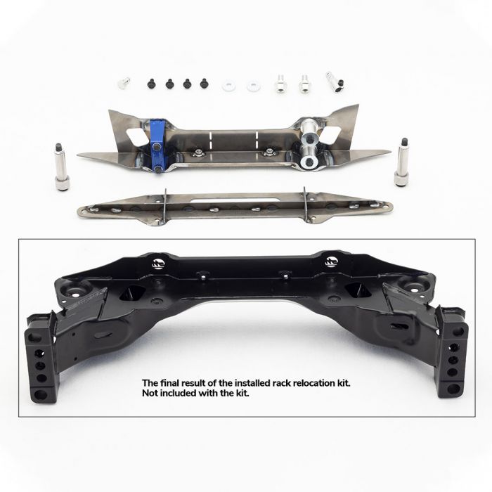 WiseFab - Nissan 350Z | Infiniti G35 Front Drift Angle Lock Kit with Rack Relocation (WF350 INS)