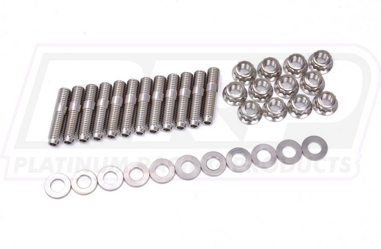 Platinum Racing Products - PRO SERIES TITANIUM INTAKE MANIFOLD STUD KIT TO SUIT NISSAN RB20 / RB25 / RB26