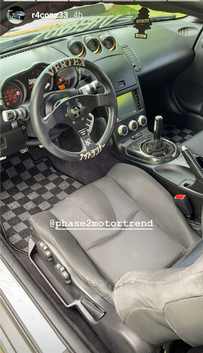 P2M - NISSAN Z33 350Z RACE FLOOR MATS : DARK GREY (P2-CPT350ZDG-TP)