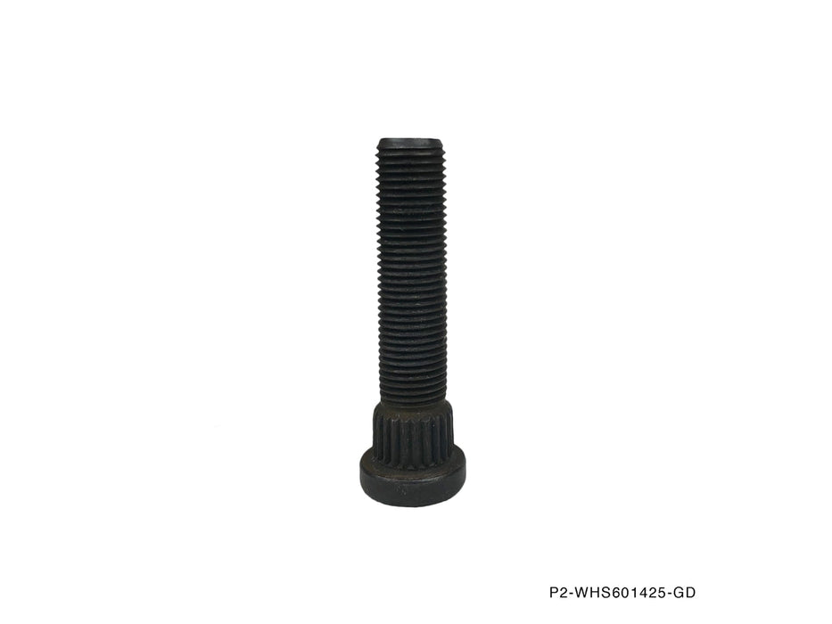 P2M - NISSAN 14.25MM KNURL EXTENDED WHEEL STUD : M12X1.25 THREAD (P2-WHS601425-GD)