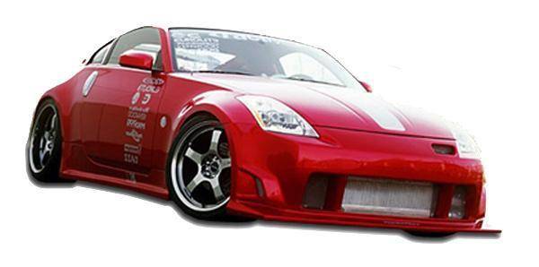 KBD - Nissan 350Z 2003-2008 ING Style 4 Piece Polyurethane Full Body Kit (37-2140)