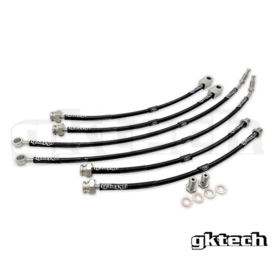 GKTech - Z33 350Z BRAIDED BRAKE LINE SET (FRONT AND REAR) (Z33X-BRKE)